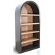 Whimora Black 42" Logan Arched Bookcase