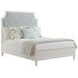 Ocean Breeze Belle Isle Carribean Sands and Blue King Upholstered Panel Bed