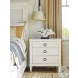 Ocean Breeze Shell White Bonita Nightstand