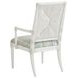 Ocean Breeze Regatta Blue and White Upholstered Arm Chair