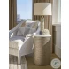 Ocean Breeze Santa Cruz Marble And Aged Pewter Turnberry Round Chairside Table