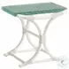 Ocean Breeze Soft Sea Glass And Shell White Dania End Table