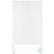 Nora Smooth White 3 Drawer Dresser