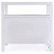 Nora White 2 Drawer Wide Nightstand