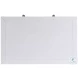 Nora White 2 Drawer Wide Nightstand