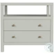 Nora Green Wide 2 Drawer Nightstand