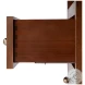 Nora Walnut 2 Drawer Nightstand
