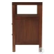 Nora Walnut 2 Drawer Nightstand