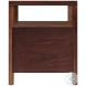Nora Walnut 2 Drawer Nightstand
