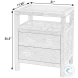 Nora Walnut 2 Drawer Nightstand
