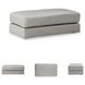 Amiata Glacier Oversized Accent Ottoman