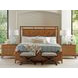 Palm Desert Echo Beach Blue and White Upholstered 32" Bed Bench