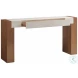 Palm Desert Anticato Marble And Sundrenched Sierra Eldorado Console Table