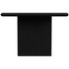Halmstad Black 74" Rectangular Panel Dining Table