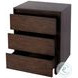 Halmstad Brown 3 Drawer Nightstand