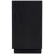 Halmstad Black 22" Panel 3 Drawer Narrow Nightstand