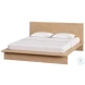 Halmstad Blonde Oak King Platform Bed