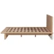 Halmstad Blonde Oak King Platform Bed