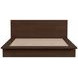 Halmstad Brown King Platform Bed