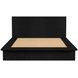 Halmstad Black Queen Platform Bed