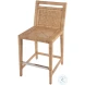 Brielle Natural Rattan Woven Counter Height Stool