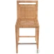 Brielle Natural Rattan Woven Counter Height Stool