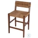 Valencia Dark Brown Short Back Counter Height Stool
