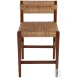 Valencia Dark Brown Short Back Counter Height Stool