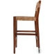 Valencia Dark Brown Short Back Counter Height Stool
