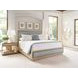 Sunset Key Grayson Sand Drift and Blue Queen Upholstered Panel Bed