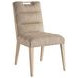 Sunset Key Aiden Channeled Tan Upholstered Side Chair