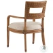 Key Biscayne Light Driftwood Delano Woven Arm Chair