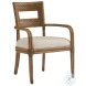 Key Biscayne Light Driftwood Delano Woven Arm Chair