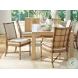 Key Biscayne Light Driftwood Oceanside Rattan Arm Chair