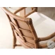Key Biscayne Light Driftwood Oceanside Rattan Arm Chair