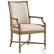 Key Biscayne Light Driftwood Oceanside Rattan Arm Chair