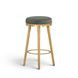 Oodle Green Performance Vegan Mohair Upholstered Bar Stool