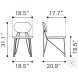 Georges Gray Dining Chair Set of 2