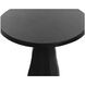 Kliff Black 34" Round Outdoor Bistro Table