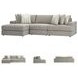 Avaliyah Ash Modular 3 Piece LAF Chaise Sectional