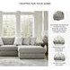 Avaliyah Ash Modular 3 Piece RAF Chaise Sectional