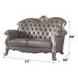 Dresden Gray 71" Loveseat with Pillow and Nailhead Trim