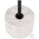 Garrett Black and White Round Side Table