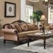 Chateau De Ville Beige 89" Sofa with Pillows and Nailhead Trim