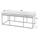 Lloyd Gold and Brown Leather Upholstered Bench