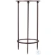 Lola Black Glass Top Side Table