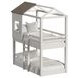 Lodge Cookies and Cream Twin Over Twin Loft Bunk Bed