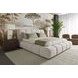 Liana Santa Cruz Oatmeal King Upholstered Platform Bed