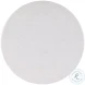 Milan White and Black Round Side Table