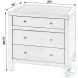 Nora Light Oak 3 Drawer Nightstand